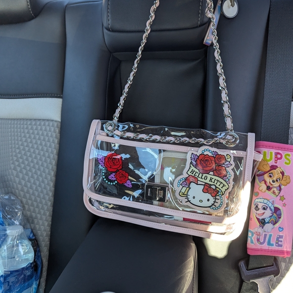Hello Kitty Clear Chain Bag Purse - Picture 3 of 11
